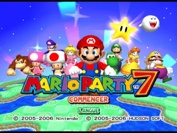 Mario Party 7 screen shot title